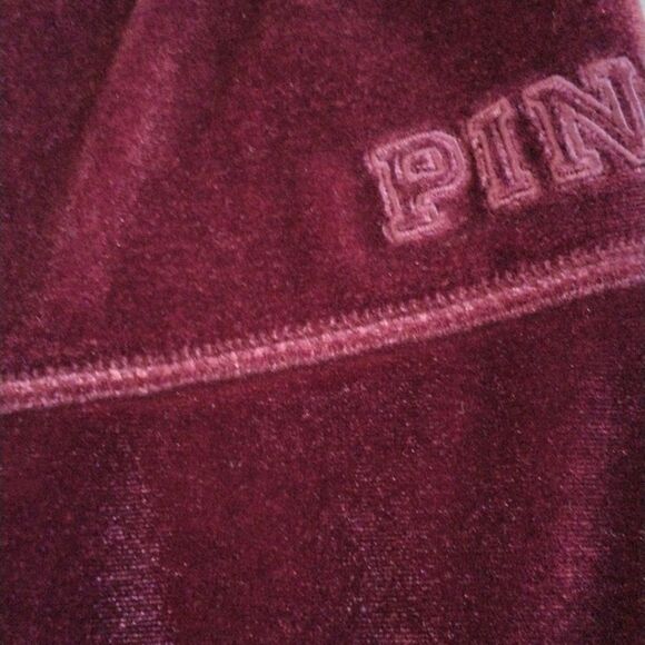 Pink Victoria's Secret Velour Leggings - Picture 7 of 7